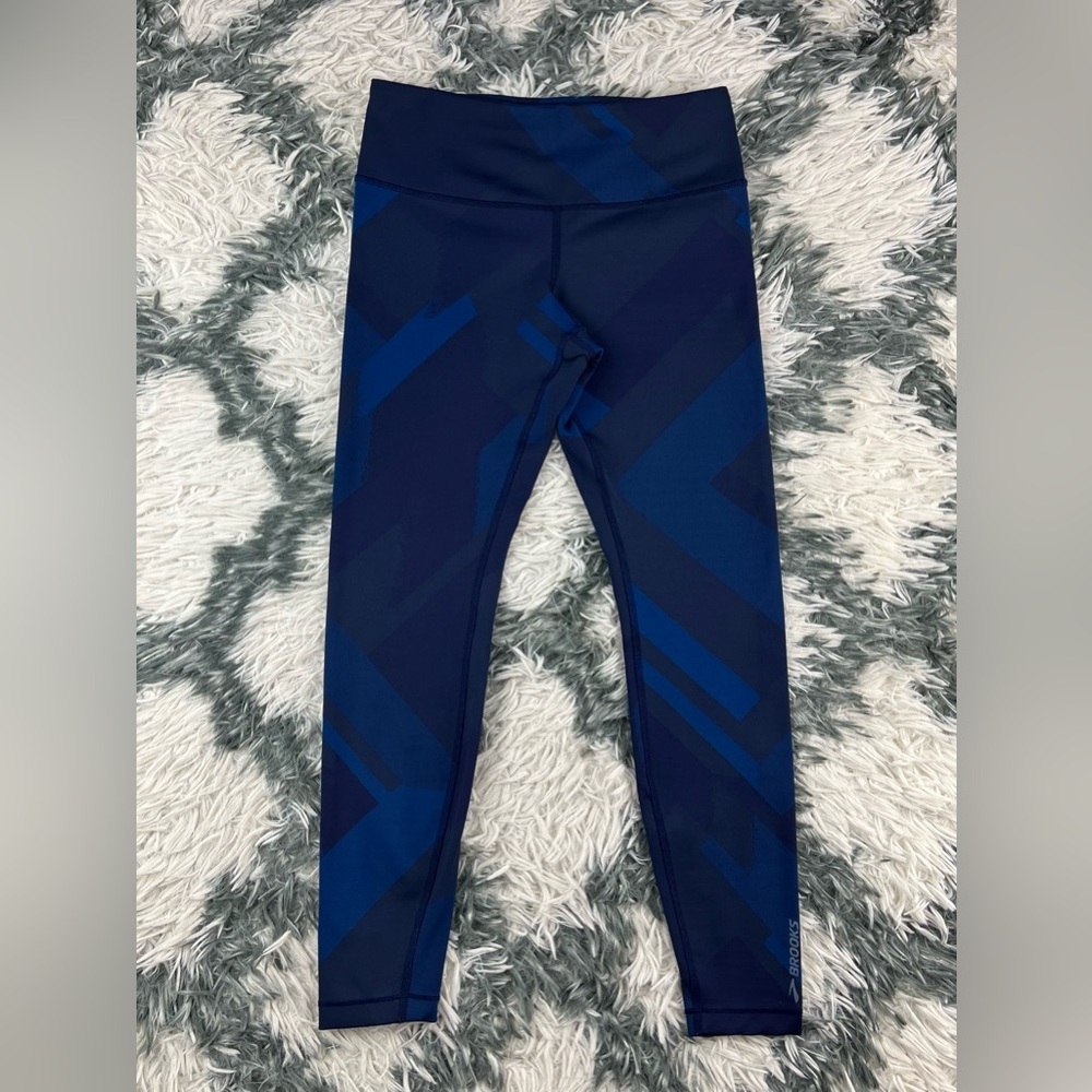 Brooks Women's Running Formation Crop Leggings Blue Size Small